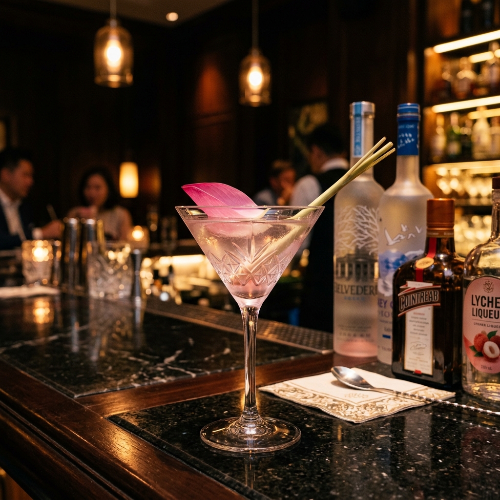 Lychee Lemongrass Martini